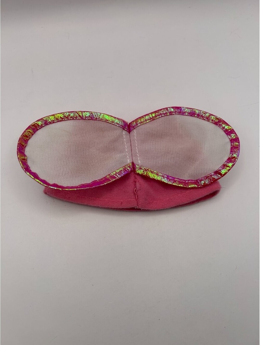Pink Fairy Wings Outfit for Plush Teddy Bear Stuffed Animal Doll Iridescent Mesh